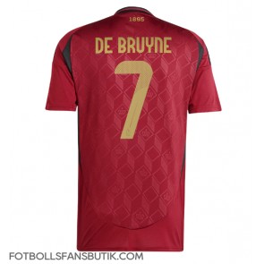 Belgien Kevin De Bruyne #7 Replika Hemmatröja EM 2024 Kortärmad